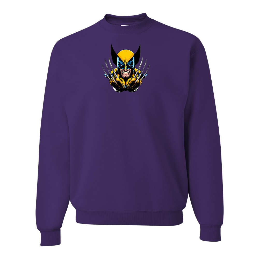 Men's Wolverine 2025 Art    JERZEES NuBlend Crewneck Sweatshirt